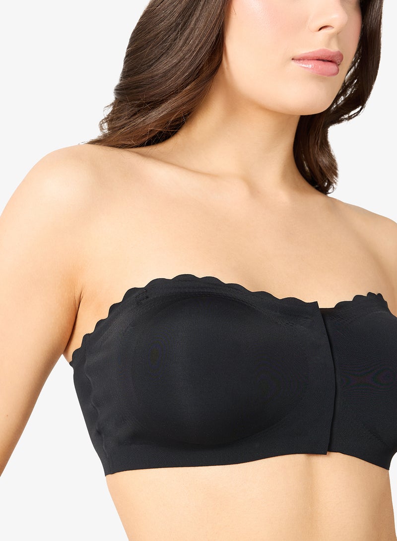 جينجر صدرية مبطنة بدون أسلاك بفتحة أمامية وقصة ليزر قطعتين - Image 3